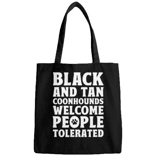 Coonhound Pet Black and Tan Coonhounds Welcome People Tolerated Bags