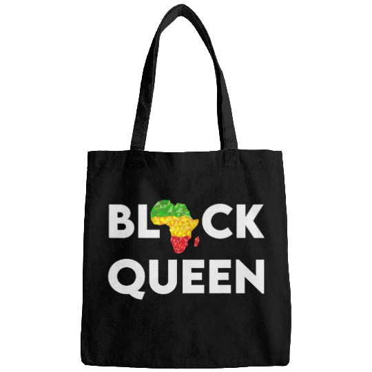 Black Queen African Roots with Africa Continent Bags