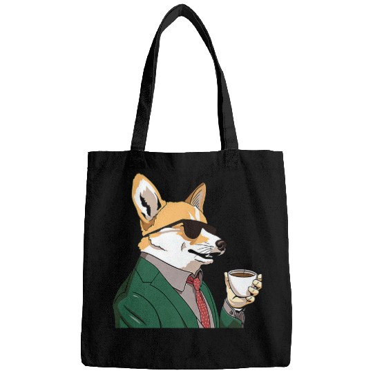 Corgi Pet Coffee Funny Dog Beverage Bags