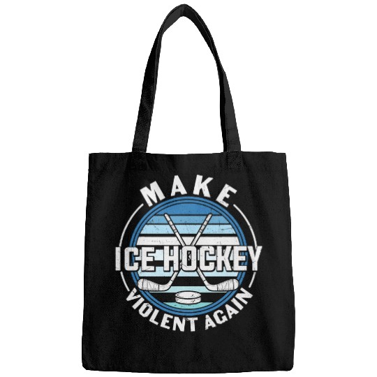 Sport Hockey Make ice hockey Violent Again 2 Bags