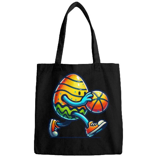 Sport Basketball Easter Egg Playing Basketball Sports Boys Men Kids Toddler 1 Bags