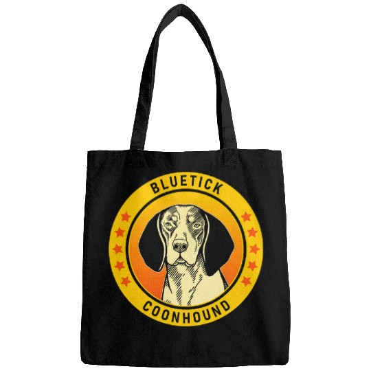 Coonhound Pet Bluetick Coonhound Dog Lover design Bags