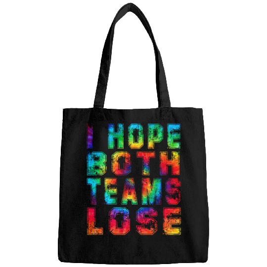 Sport Basketball I Hope Both Teams Lose for Football Basketball Fan Sports 2 Bags