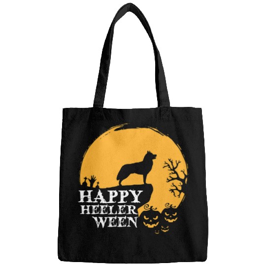 Heeler Pet Happy Heelerween Blue Heeler Halloween Costume Heeler Dog 3 Bags