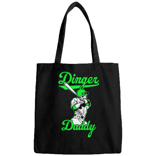 Sport Baseball Dinger Daddy Baseball Homerun Funny Dad homes Run Softball 6 Bags