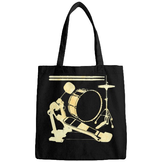 Funny Drummer Music Lover Drumsticks Drumming Concert Player Fan Bags