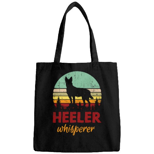 Australian Cattle Pet Retro Heeler Lover Gift Australian Cattle Dog Owner Pet Love Bags