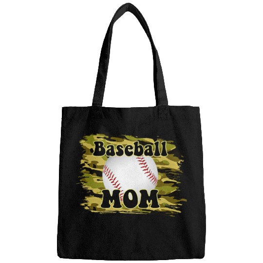 Sport Baseball Bleached Baseball Mom Cheetah Leopard Baseball Mothers Day Bags