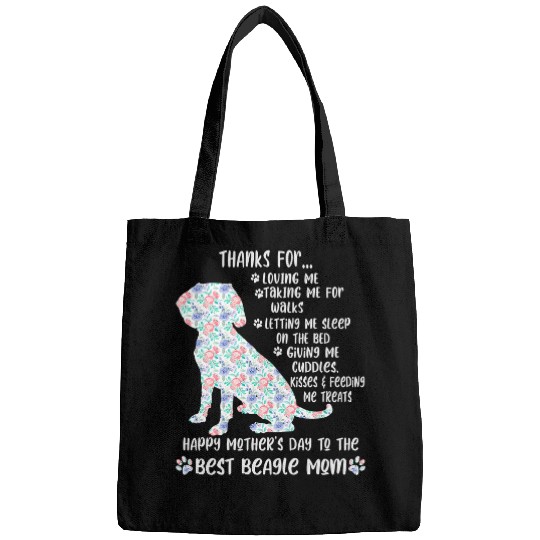 Beagle Pet Womens Happy Mothers Day 2Beagle Mom dog Lover 5 Bags