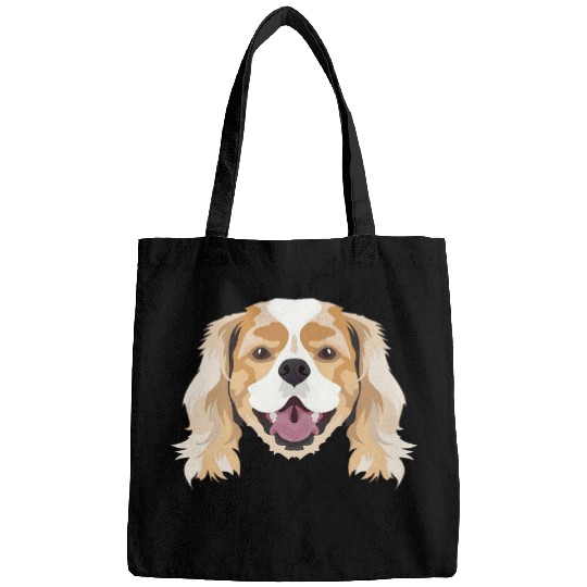 Cavalier Pet Smiling Cavalier King Charles Spaniel Bags
