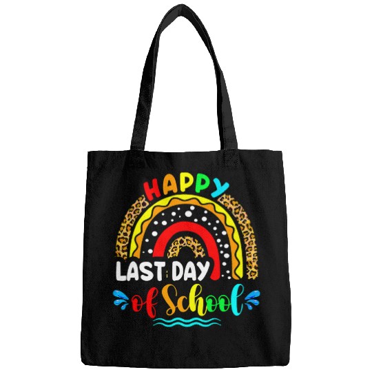 Happy Last Day Of School Teacher Student Graduation Rainbow 30 Bags