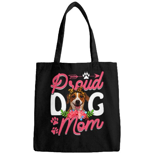 Jack Russell Pet Cute Proud Jack Russell Terrier Dog Mom Funny Mothers Day Bags