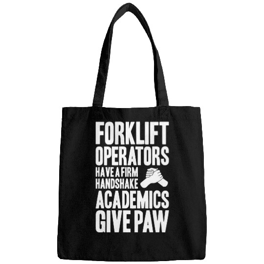Forklift Driver Handshake Forklift Operator Bags