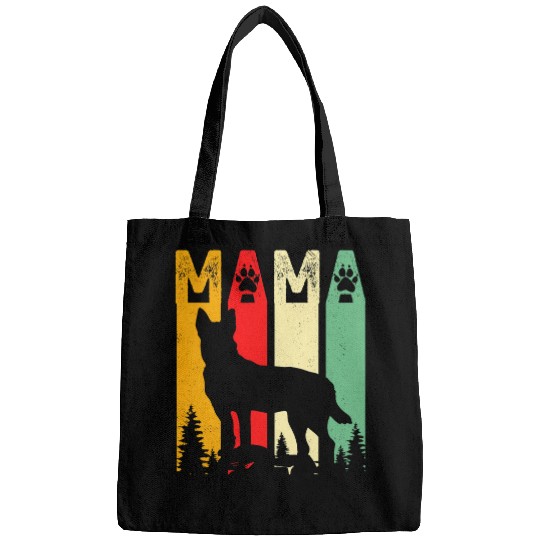 Australian Cattle Pet Retro 70s 80s Blue Heeler Mom Gift Australian Cattle Dog 0 Bags