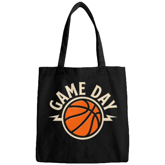 Sport Basketball Game Day Funny Basketball Player Slam Dunk Baller Bags
