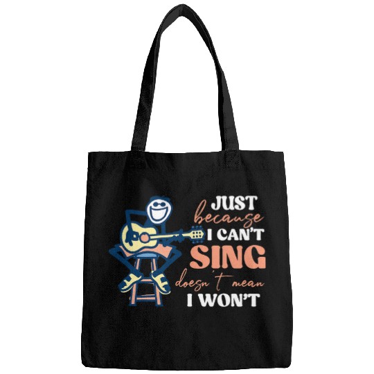 Funny Guitar Lover Just Because I Cant Sing Doesnt Mean I Wont 7 Guitarist Bags