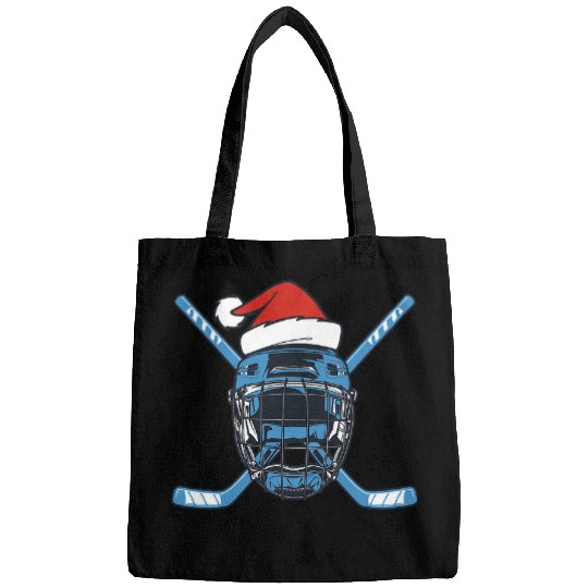Sport Hockey Santa Hat Hockey Sport Christmas Ice Bags
