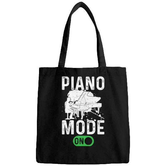 Funny Piano Music Lover Keyboard Piano Piano Mode On Bags