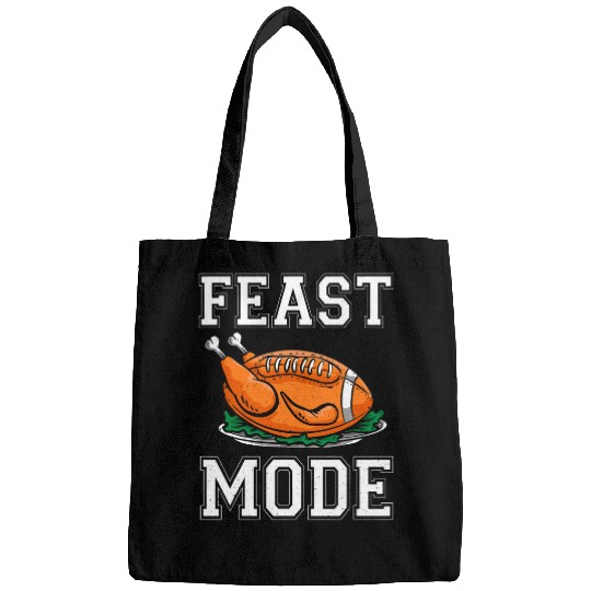 Sport American Football Lacrosse Gift Feast Football Turkey Player Funny Thanksgiving Bags