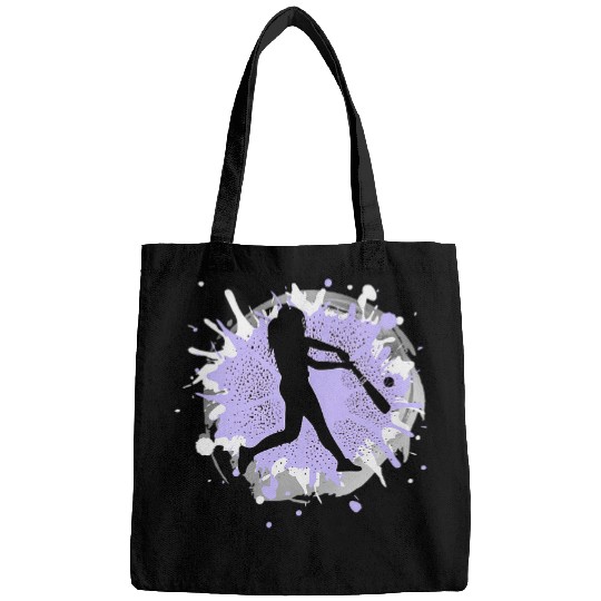 Sport Baseball Purple Girls Baseball Woman Softball Team Player Inspiration Bags