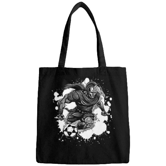 Sport Soccer Spartan Playing Soccer Team Gladiator Sparta Bags