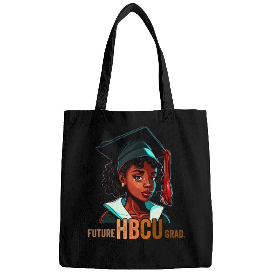 Future HBCU Grad History Black College Girl Women Melanin 2 Bags