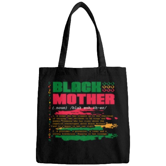 Black Mother Definition African Melanin American Juneteenth Bags