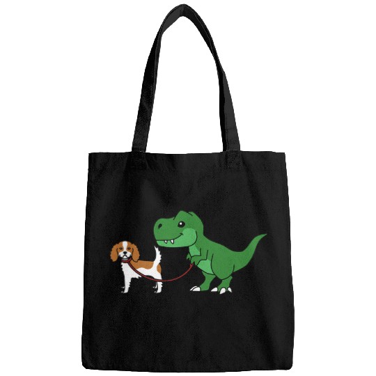 Cavalier Pet Dinosaur Dino TRex Cavalier King Charles Spaniel Bags