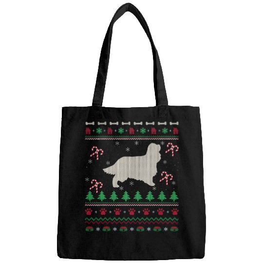 Cavalier Pet Funny xmass Ugly Cavalier King Charles Spaniel Christmas Bags