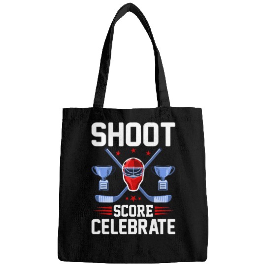 Sport Hockey Shoot Score Celebrate I Ice Hockey Bags