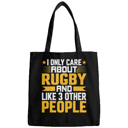 Sport Rugby I Only Care About Rugby Coachs and Like Other 3 People Bags