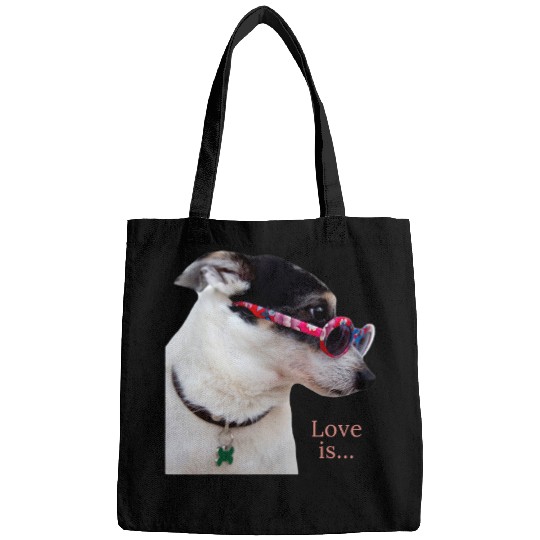 Jack Russell Pet Mom Dad Women Men Kids Love Dog 643 Bags