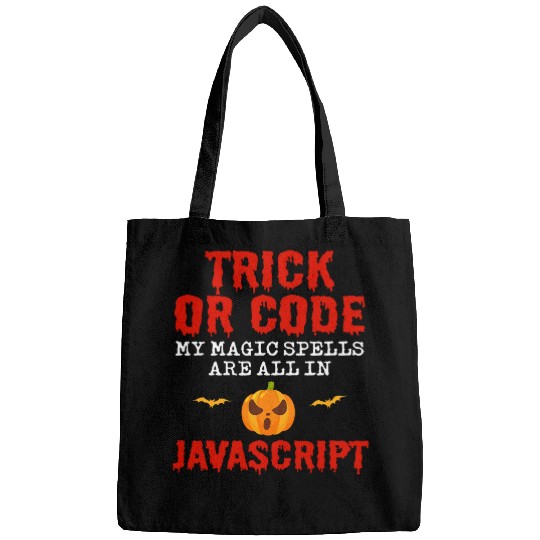 Halloween Programmer Coder Software Web Developer Coding 9 Bags