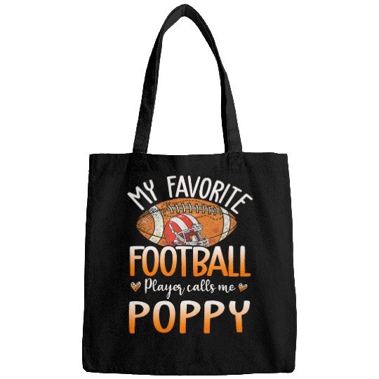 Sport American Football My Favorite Football Player Calls Me Poppy Cute Bags