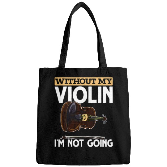 Funny Violin Player Orchestra Music Violinist Funny Violin Bags