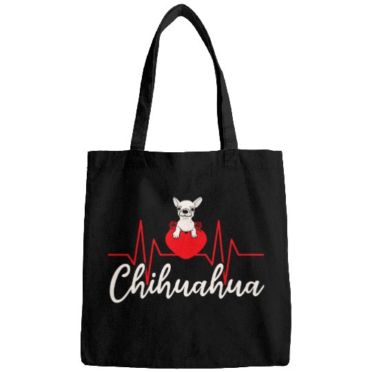 Chihuahua Pet Owner Puppy Lover Paw Love Doggy Pup 3 Bags