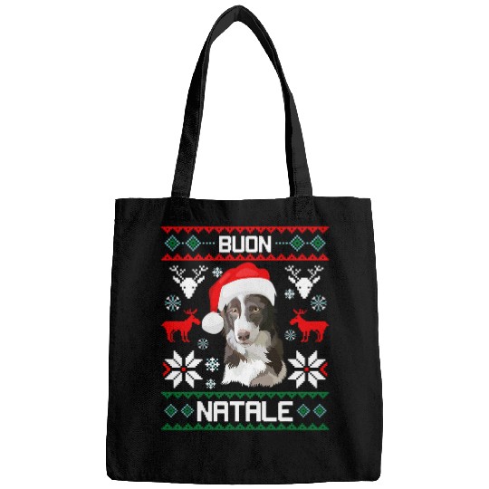 Border Collie Pet Merry Christmas Border Collie Sweet Christmas Bags