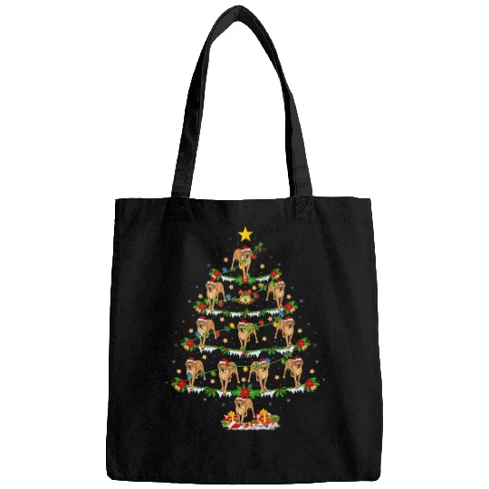 Coonhound Pet Lover xmass Lighting Coonhound Christmas Tree Bags