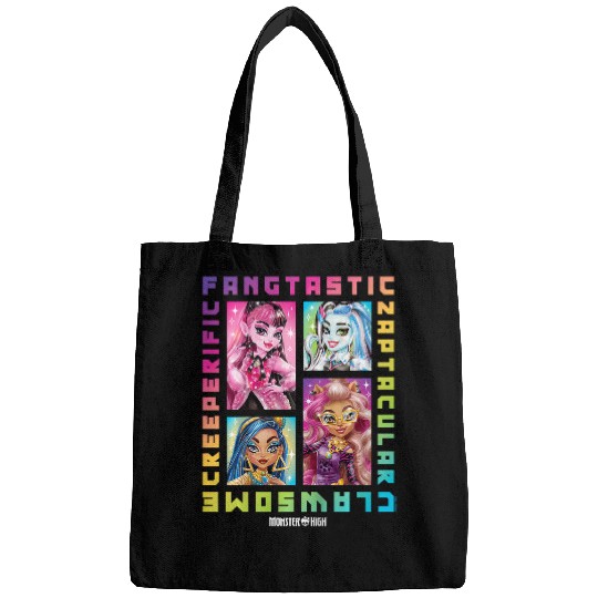Kids Monster High Student Rainbow Grid Bags