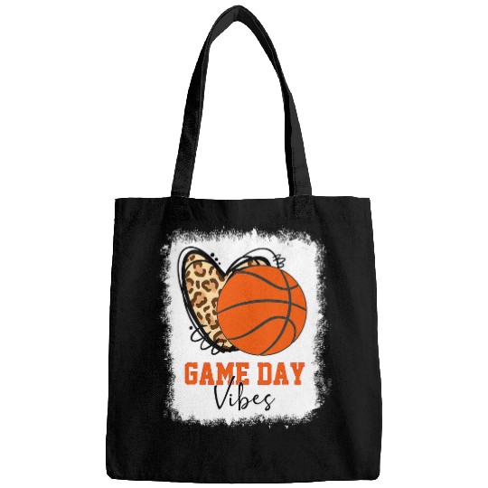 Funny Basketball Coachs Bleached Basketball Game Day Vibes Basketball Mom Game Day 94 Bags