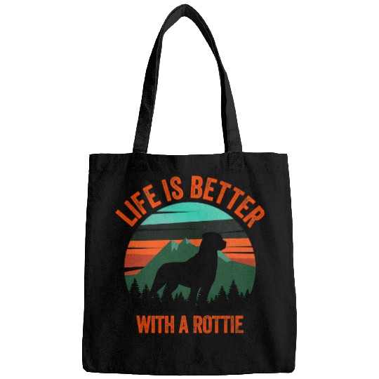 Rottweiler Pet Life Is Better With A Rottie vintages Bags