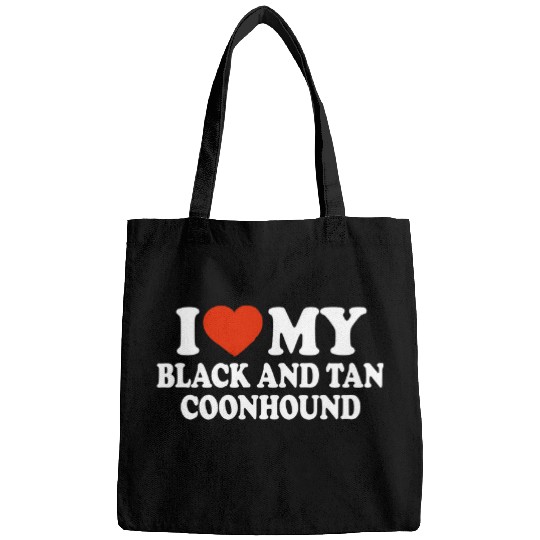 Coonhound Pet I Love My Black and Tan Coonhound Dog Lover 8 Bags