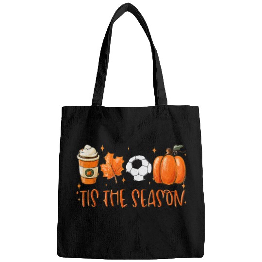 Sport Soccer Tis The Season Pumpkin Leaf Latte Fall Soccer Bags