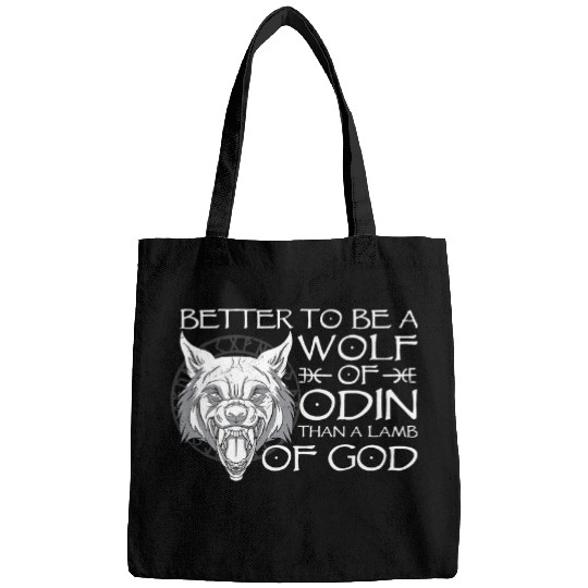 Coyote Mammal Better To Be A wolfs Of Odin Than A Lamb Of God Viking 91 Bags