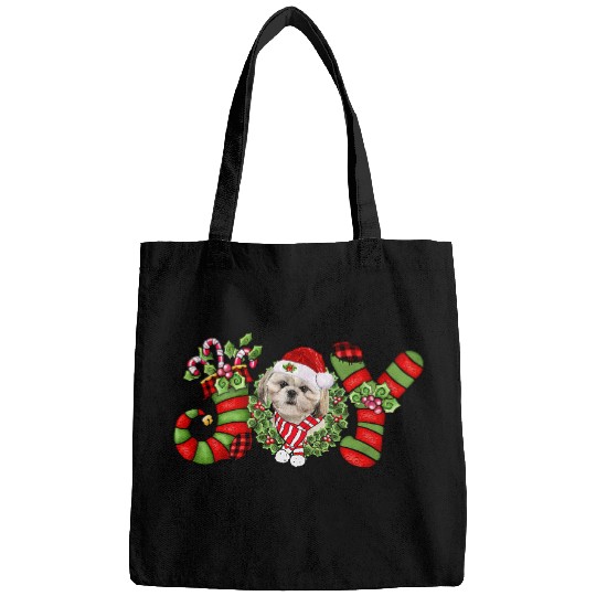 Shih Tzu Pet Joy Christmas Shih Tzu Dog Santa Pajamas xmass Bags