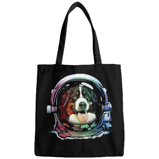 Bernese Mountain Pet Funny Bernese Mountain Dog Astronaut Bags