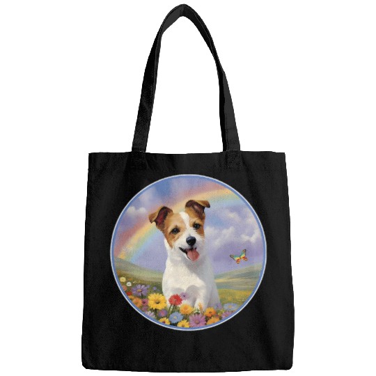 Jack Russell Pet Rainbow Bridge Butterfly Dog Memorial 3 Bags