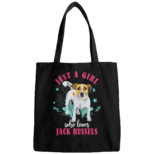 Jack Russell Pet Womens Girl Who Loves Jack Russel Terrier Dog Breed Owner Puppy Pet Bags
