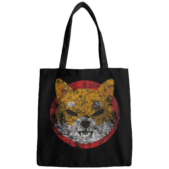 Shiba Inu Pet vintages Heavily Worn Look Crypto Bags