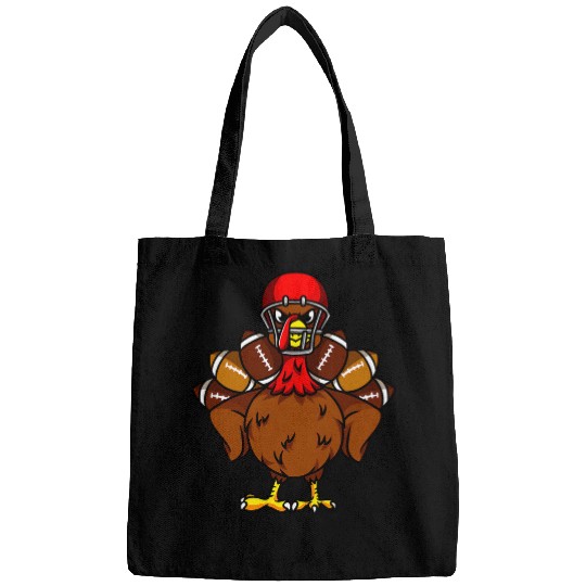 Sport American Football Thanksgiving Turkey Football Player Boys Girls Kids Bags